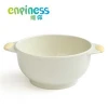 Eco-friendly light baby bowl food degree plastic material with desperate soft base