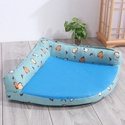 Eco-friendly Waterproof summer  triangle Oxford fabric pet dog cat sofa mat bed
