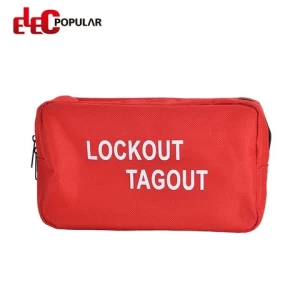 Elecpopular 2022 Waterproof Personal Miniatuoxford Fabric Safety Portable Lockout Bag Tool Bag  Safety lock kit  lockout kit