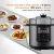 Import Electric Pressure Cooker Multi-functional Rice Cooker Cylinder shape Non-stick Coating inner pot from China