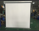 Electric Style and As per customers demand Material 120 inch motorized projection screen