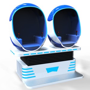 Electronic Equipment 9D Cinema Simulator Virtual Reality Simulation Rides 9D VR Game Machine For Sale double seats vr egg chair