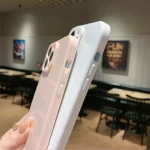 Electroplated Smooth Camera Lens Protection Mobile Cell Soft TPU Phone Cover For iPhone 13 12 11 Pro Max Mini Case