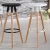 Import elegant wood legs bar stools from China