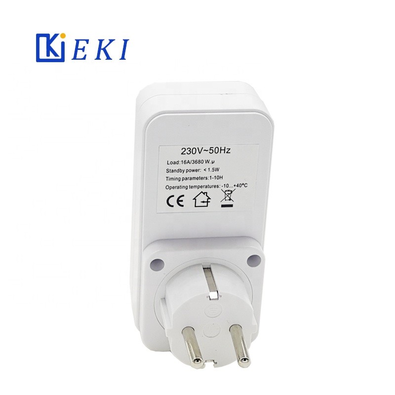 Buy Eu 10hour Countdown Timer Switch Socket Plug Intelligent Time ...