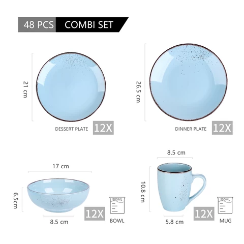 Factory Cheap Price Glazed Ceramic Tableware Customized Dinner Plates For Restaurants Dinnerware Set