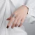 Import Factory customizable 925 sterling silver jewelry fashion simple retro feather silver ring from China