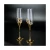 Import Factory direct high-end luxury family restaurant glass champagne flutes from China