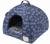 Import Factory direct printing canvas luxury cat house for all sizes cats with customized brand from China