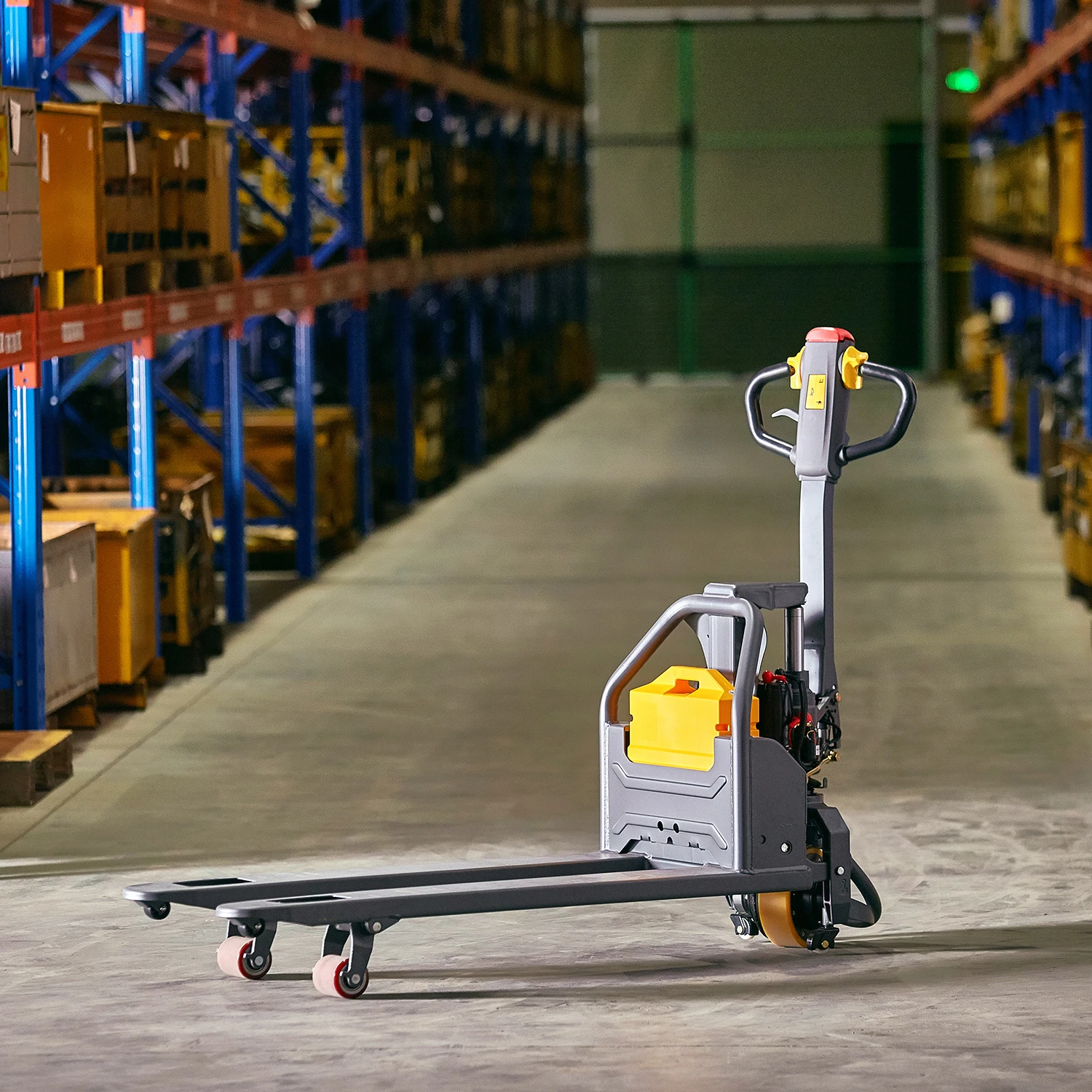 Factory direct supply hight electric pallet truck battery operated pallet truck full electr pallet truck