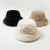 Import factory girls women rabbit fur winter bucket hat fake fur fishman cap fashion new design winter hat from China