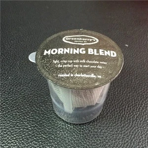 Factory hotsale empty k-cup coffee capsule with filter