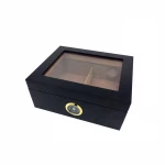 Factory large custom display lacquer solid wooden cigar box humidor