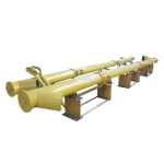 Factory Manufacture Cement Mixing Machine With Conveyor Pump D219 Cement Conveying Cement Mixing Machine With Stack Conveyor