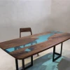 Factory price Black Walnut Resin Table Tops