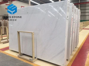 Factory Price Class A Square Oriental White Polished Composite Statuary White Marble