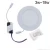 Import Factory price home decoration lighting round shape 2.5inch 3w led panel light from China