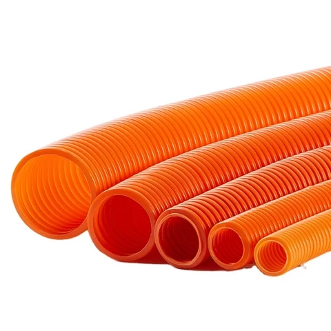 Factory Supplier OEM Weatherproof Plastic PVC Electrical Flexible Wire PVC Corrugated Conduit Pipe