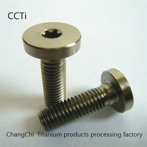 factory supply high quality titanium round head screws and bolts for motorcycle