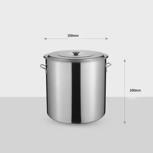 Factory wholesale cookware soup pot stainless steel stock pot