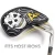 Import Factory Wholesale High Quality Golf Club Head Iron Cover Skull Design Black PU Leather Headcover from China