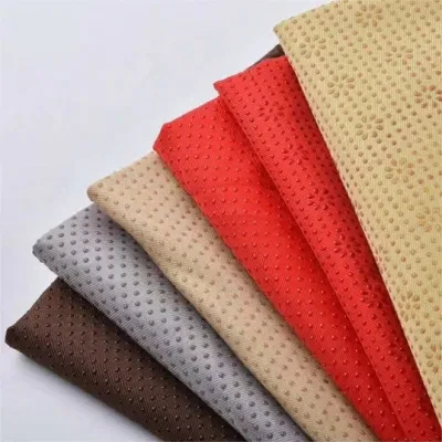Factory Wholesale Woven Fabric with Imitation Silicone/PVC Non-Slip Fabric for Mattress and Sofa Mat
