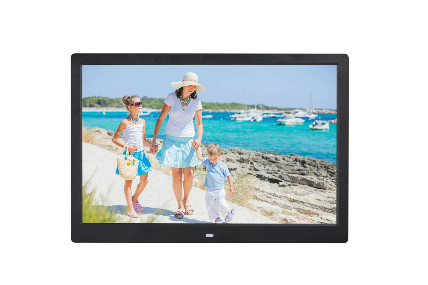 Fashion 15inch video playback Led  digital photo frame wireless wifi family pictures frame
