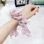 Import fashion Bow Streamers Hair Ring Fashion Ribbon Girl Hair Bands Scrunchies For Women Horsetail Tie Solid Headwear Hair Acces from China
