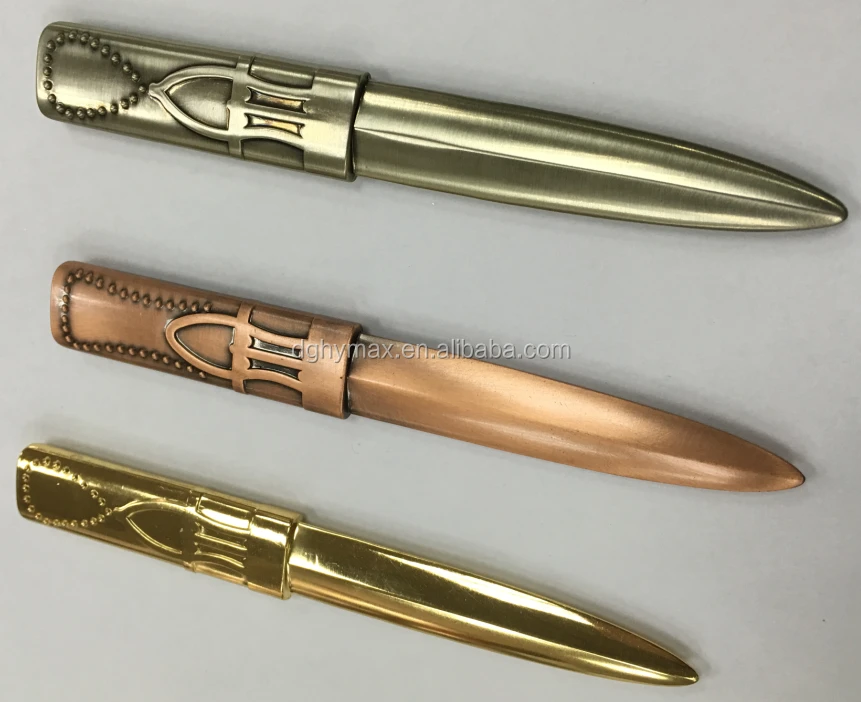 Fashion custom metal sword letter opener