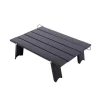 Fashion Designed All Black Camping Table Portable With Bandage