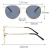 Import Fashion designer Wholesale for promotion custom logo women sun glasses metal sunglasses from China