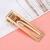 Import Fashion gold plated plain alligator clips with teeth , gold barrette for women from China