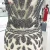 Import Fashion High Quality Long Handmade Noble  Dress Patch  Grey Silver Beads Rhinestone Applique for Party WDP-047 from China