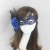 Import Fashion hollow design wave dot mesh yarn party flower feather metal mask party female charming mask from China