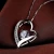 Import fashion jewellery 925 sterling silver wedding heart zircon wholesale women jewelry set from China