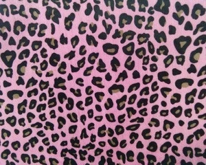 Fashion leopard print mink cashmere  Faux Fur Fabric