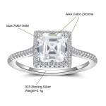 fashion ring jewelry main stone silver ring 3.1g