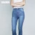Import Fashion Side Chain Skinny Denim Washed  jeans Ladies Pants from China