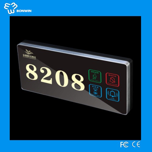 Fashionable Design Electronic Doorplate/Number Plate