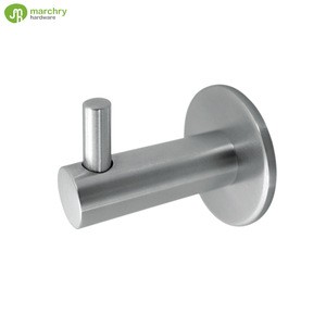 Fast lead time Sus304 door mounted Dish Towel coat hooks stainless steel hanging wall hooks