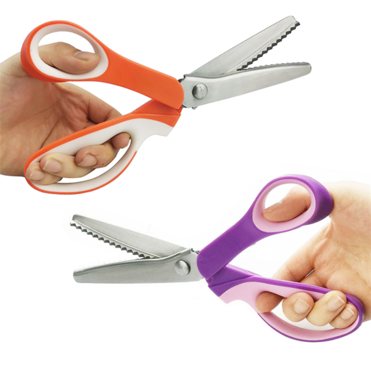 Zagged Scissors Buy Fast Ship Paper Student Zig Zag Scissors Fabric Leather Dressmaking ...