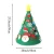Import Felt christmas decoration 3D felt Christmas tree with ornaments from China