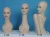 Import Fiberglass female mannequin head for wig from China