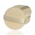 Import Flocking Short hair dry powder flocking puff High-density makeup puff with handle makeup puff sponge from China
