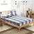 Import Flourish Single Twin King Size Grey White With Elastic Copper Ion Polyester Cotton Bed Fitted Cot Sheet from China