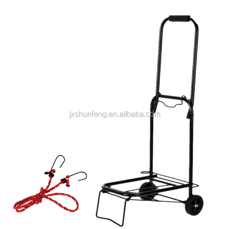 Foldable luggage cart Travel trolley easy to  carry