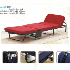 folding bed frame with caster for sale