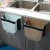 Import Folding Waste Bin Kitchen Cabinet Door Hanging Trash Bin Trash Can Wall Mounted Trashcan for Bathroom Toilet Waste Storage from China