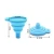 Import Food Grade Foldable Collapsible Funnel Silicone Folding Portable Funnels Hopper Household Dispensing Kitchen Tools from China