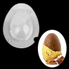 Food Grade Plastic Easter Egg Large Size 3D Dinosaur Egg Chocolate Mold  Baking Tool